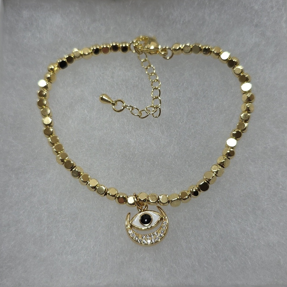 Gold Evil Eye Bracelet